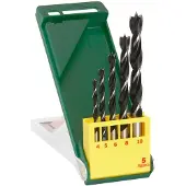 Bosch Borrsats för trä ; 4-10 mm; 5 st.