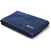 BOSS Cotton bath mat with contrast embroidered logo