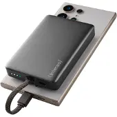 Intenso Power Bank MC10000 grey Powerbank 10000 mAh Li-Ion Grå