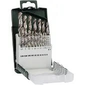Bosch 2609255132 HSS Metall-spiralborrset 19 delar 1 mm, 1.5 mm, 2 mm, 2.5 mm, 3 mm, 3.5 mm, 4 mm, 4.5 mm, 5 mm, 5.5 mm, 6 mm, 6.5 mm, 7 mm, 7.5