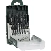Bosch 2609255135 2609255135 HSS Metall-spiralborrset 25 delar 1 mm, 1.5 mm, 2 mm, 2.5 mm, 3 mm, 3.5 mm, 4 mm, 4.5 mm, 5 mm, 5.5 mm, 6 mm, 6.5 mm, 7