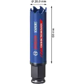 Bosch Hålsåg EXPERT; Multi Material Power Change Plus; 20x60 mm