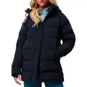 Columbia - Jackor dam - Amaze Puff Mid Hooded Jacket Black för UnisexNylon - Storlek XL - Svart