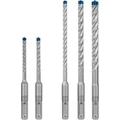 Bosch EXPERT SDS plus-7X 2608900197 Volframkarbid Borrhammare 5 delar 5 mm, 6 mm, 8 mm, 10 mm SDS-Plus 5 st