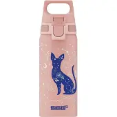 SIGG 6005.10, Daglig användning, 600 ml, Fliplock, Aluminium, Blå, Rosa, Barn