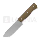 Maserin Woodsman - Paper Micarta kniv, brun