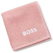 BOSS Cotton face cloth with contrast embroidered logo