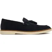 BOSS Suede loafers with tassel trim