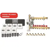 Roth Grab and Go golvvärmepaket för 7 rum 230V TouchLine & 15-60 cirkulationspump