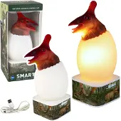 Leantoys Ägglampa Dinosaurie Pterosaurie LED Micro USB