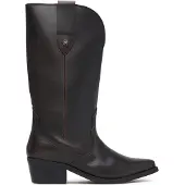 Tommy Hilfiger TH Monogram Leather Cowboy Boots