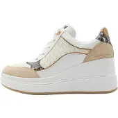 Michael Kors Låg sneaker 'EMMY' beige / svart / vit