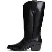 Tommy Hilfiger TH Monogram Leather Cowboy Boots