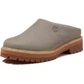 Timberland för män. TB0A5RCBEL81 Heritage-träskor i läder, grå (43 W), Karta, Nobuck, Ingen, Casual