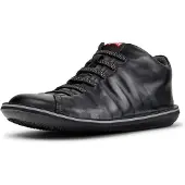 Camper för män. 36678-094 Beetle sneakers i läder, svart (42), Hud, Karta, Nyckelband, Casual