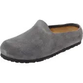 Birkenstock Pantolette 'Amsterdam Charcoal' grå