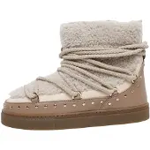 INUIKII Snöboots ljusbeige / konjak