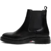 Tommy Hilfiger Leather Embossed Cleat Chelsea Boots