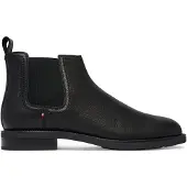 Tommy Hilfiger Pebble Grain Leather Chelsea Boots