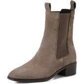 Tamaris Chelsea boots mörkbeige