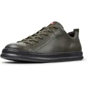 Camper för män. K100226-165 Runner Four sneakers i läder, grön (41), Hud, Karta, Ingen, Casual