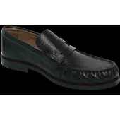 Calvin Klein Theo Leather Pleated Penny Loafers