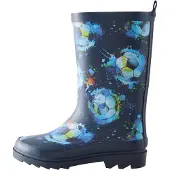Next Gummistövel marinblå / aqua / gul / off-white