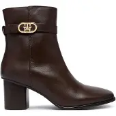 Tommy Hilfiger Ankelboots mörkbrun