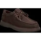 Tommy Hilfiger Leather Lace Up Moc Toe Loafers