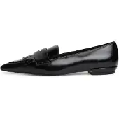 Tommy Hilfiger Leather Pointed Toe Penny Loafers