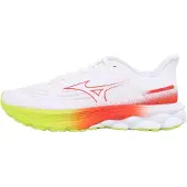 Mizuno Wave Skyrise 7 White Orange Running Shoes AW26, Size 45 - EUR