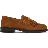 Tommy Hilfiger Suede Fringe Horsebit Loafers