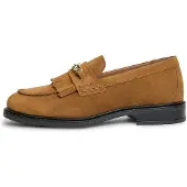 Tommy Hilfiger Suede Fringe Horsebit Loafers