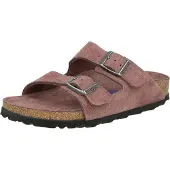 Birkenstock Pantolette 'Arizona' burgunder