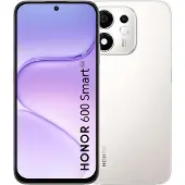 Honor 600 Smart - 5G pekskärmsmobil - dual-SIM - RAM 4 GB / Internminne 128 GB - LCD display (TFT) - 6.872 - 1592 x 720 pixlar (120 Hz) - 2 bakre kameror 50 MP - front camera 5 MP - meteor silver