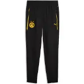 Puma Bvb PUMAtech Woven Pants Black-faster Yellow, storlek Large