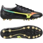 Mizuno Alpha Iii Elite Ag Bright Black - Svart/orange/evening Prim - Konstgräs (Ag), storlek 46