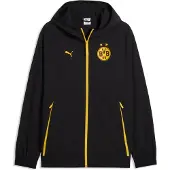 Puma Dortmund Jacka PUMAtech Woven - Svart/gul, storlek Small