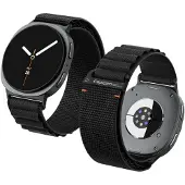 Spigen WBF1-armband till Samsung Galaxy Watch 40–44–46 mm – Svart