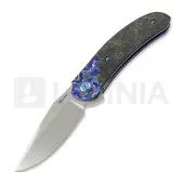 Reate TF-4 fällkniv, Zircuti & Marble Carbon Fiber, Hand Rubbed