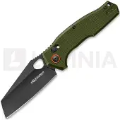 Fox Edge Crew Reverse Tanto - Blackwash - G10 fällkniv, olivgrön