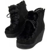 Montevita Bota De Cuña Para Mujer. Bottavita21 94002 38 svart