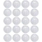 ISTOVO 20X Vit Kinesisk/Japansk Papperslykta/Lampa 8 Tums Diameter