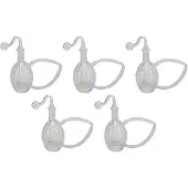 Torribaly 5X Glas Bottle, Glasflaska Bubbler Oljelampa Brännare