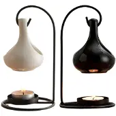 Semoic Hängande Ljusbrännare Ljushållare Eterisk Olja Aromaterapidiffusor Heminredning