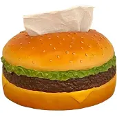 ISTOVO Hamburger Näsdukslåda Kreativ Amerikansk Retro Vardagsrum Näsdukslåda Heminredning Ornament Servetthållare