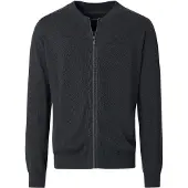Casa Moda Väst Zip Antra Antracit Grå Storek