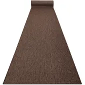 Rugsx Löpare SISAL SION, Melange Platt vävd brun 120cm 120x530 cm