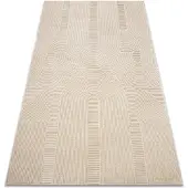 Rugsx Matta BALANCE 9086 taupe - Geometrisk, strukturell, glamour 200x290 cm