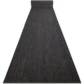 Rugsx Löpare SISAL SION, Melange Platt vävd svart 150cm 150x240 cm
